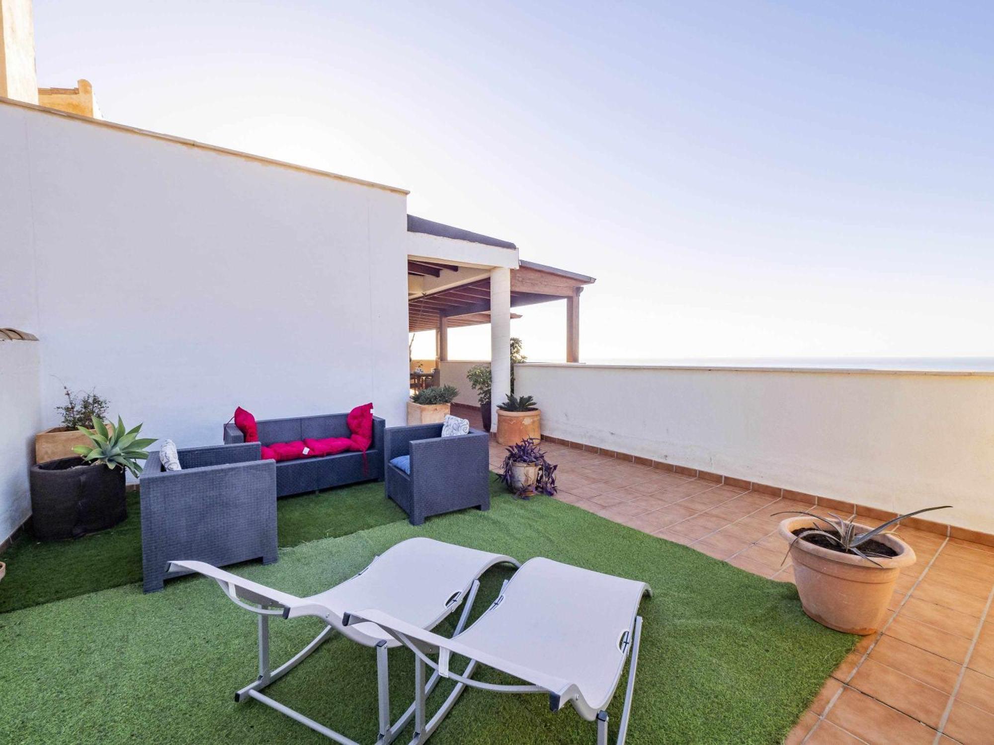 Atico Con Vistas Al Mar Piscina Y Parking Leilighet
