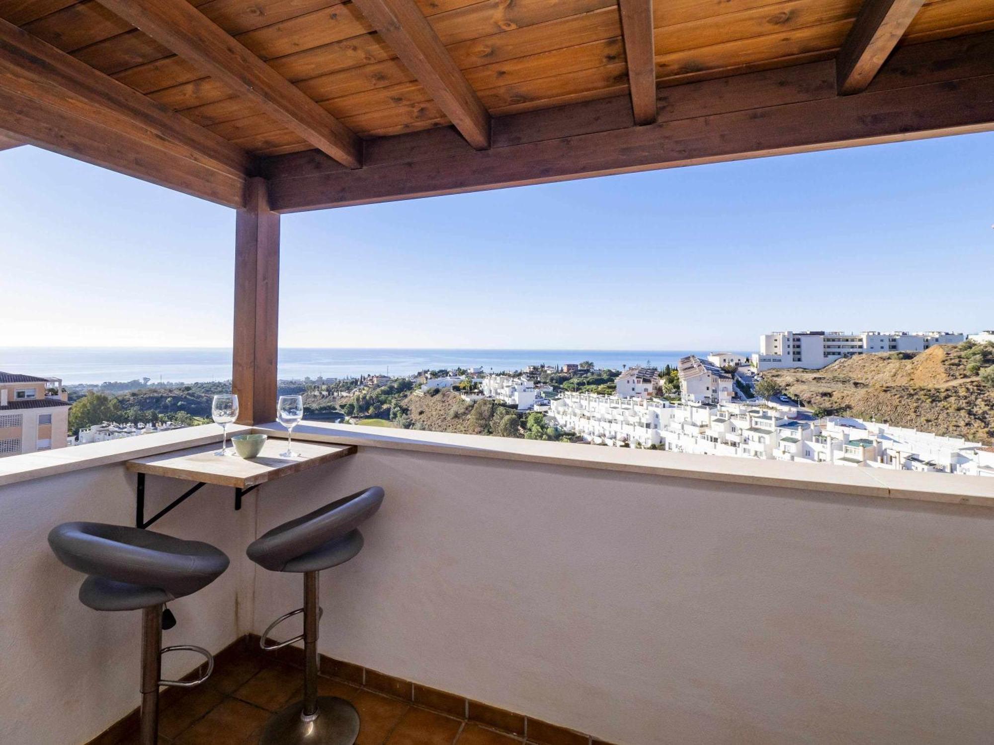 Atico Con Vistas Al Mar Piscina Y Parking Leilighet